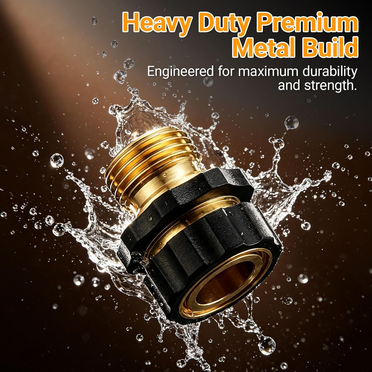 Jiexily Garden Hose Quick Connector, 2026 New Quick Connect Hose Fittings, 3/4 Inch Male and Female Attachment Quick