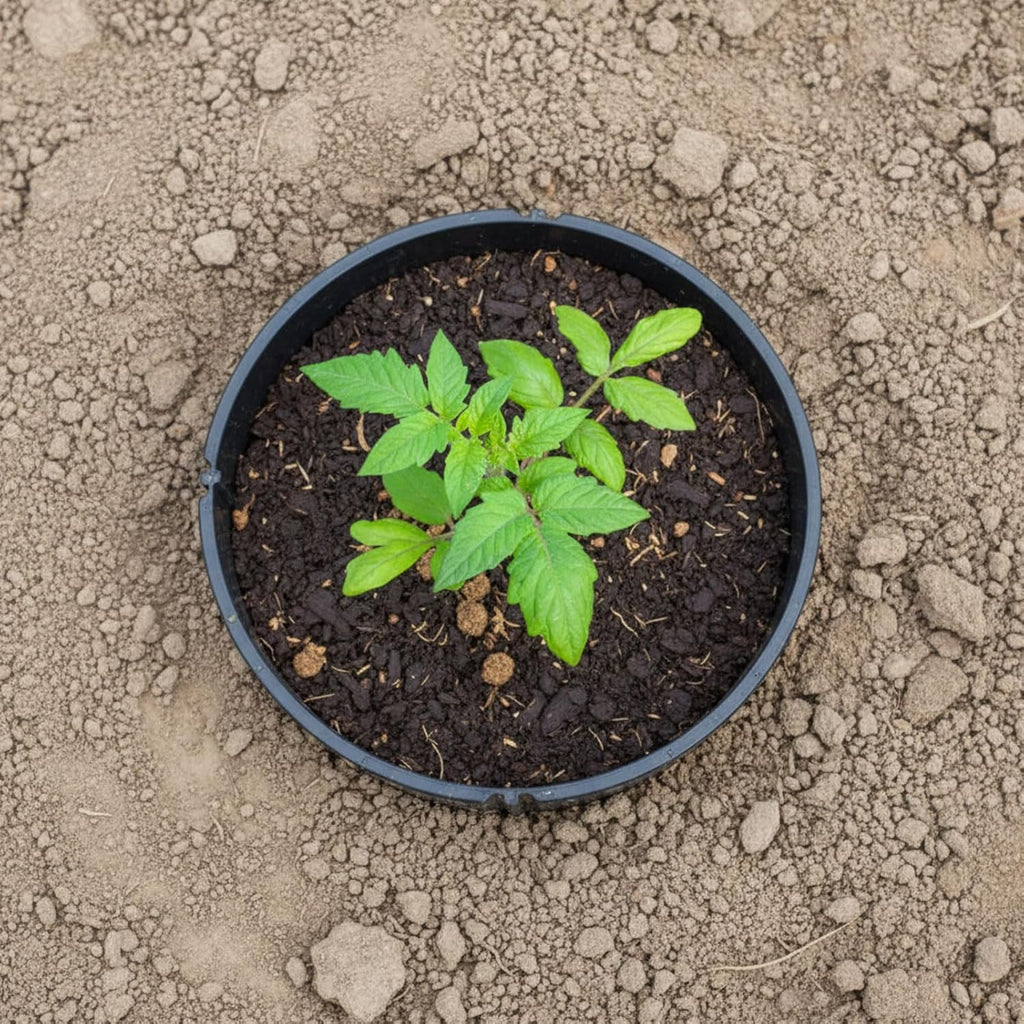 80 Pcs Planting Grow Rings, Diameter Range 8.2-15.7 Inches, Adjustable Interlocking Plant Support Rings with Mallet