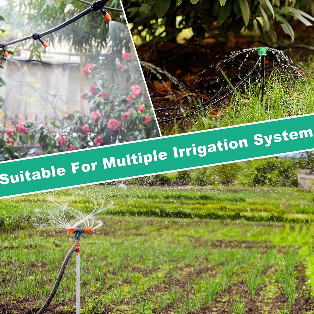 1/2 Inch Irrigation Tubing, 50 ft Polyethylene Irrigation Hose, Thick, Durable, and Flexible Drip Irrigation Tubing