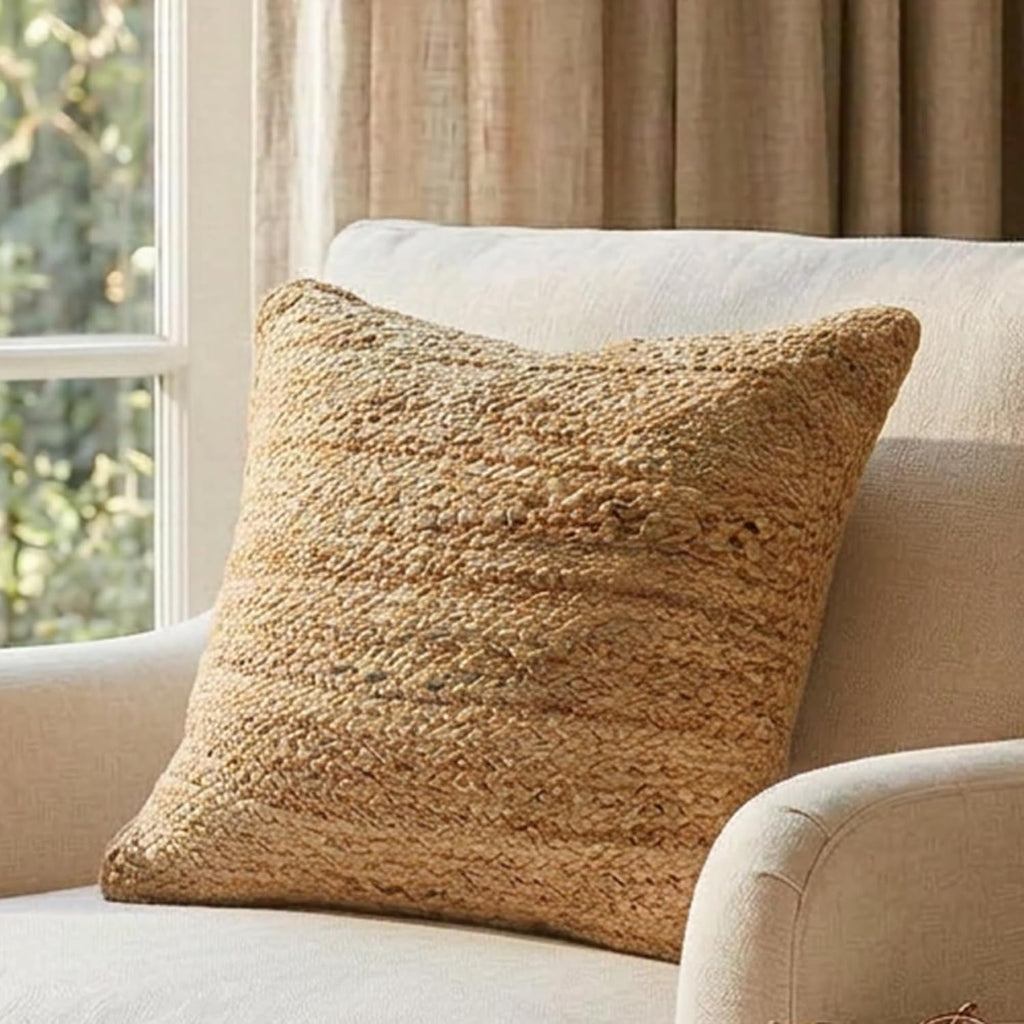 Small Jute Plant Basket, Set of 2, 6.5 Inches, Brown