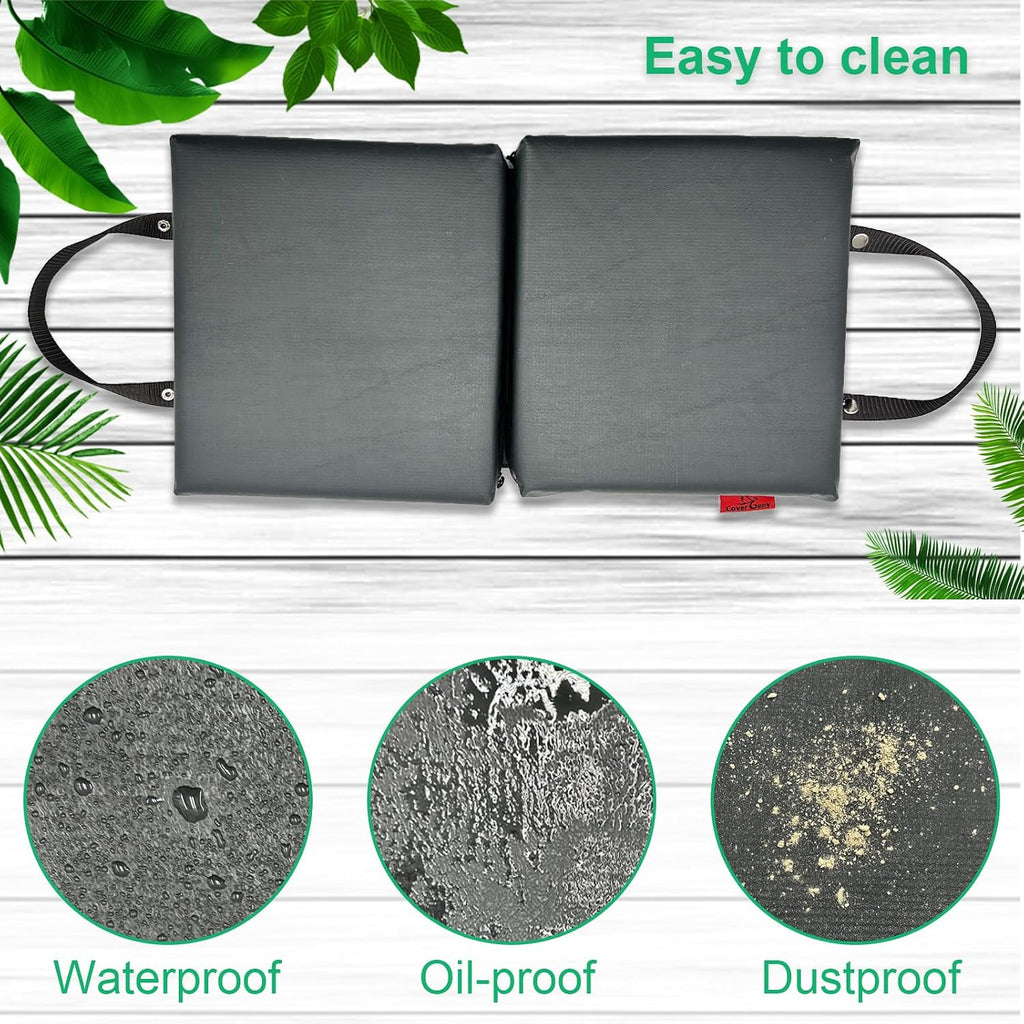 Extra Thick Soft Kneeling Pad for Men and Women, Waterproof Gardening Pads with Memory Foam, Yoga or Exercise Cleaning
