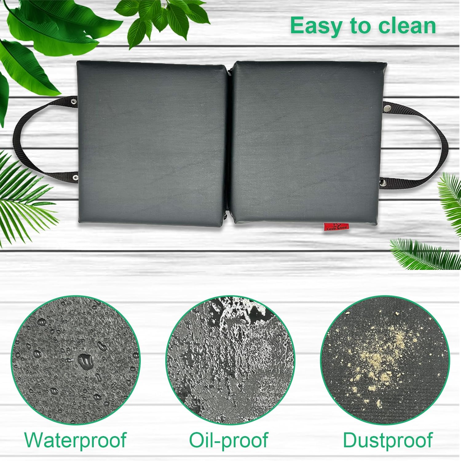 Extra Thick Soft Kneeling Pad for Men and Women, Waterproof Gardening Pads with Memory Foam, Yoga or Exercise Cleaning