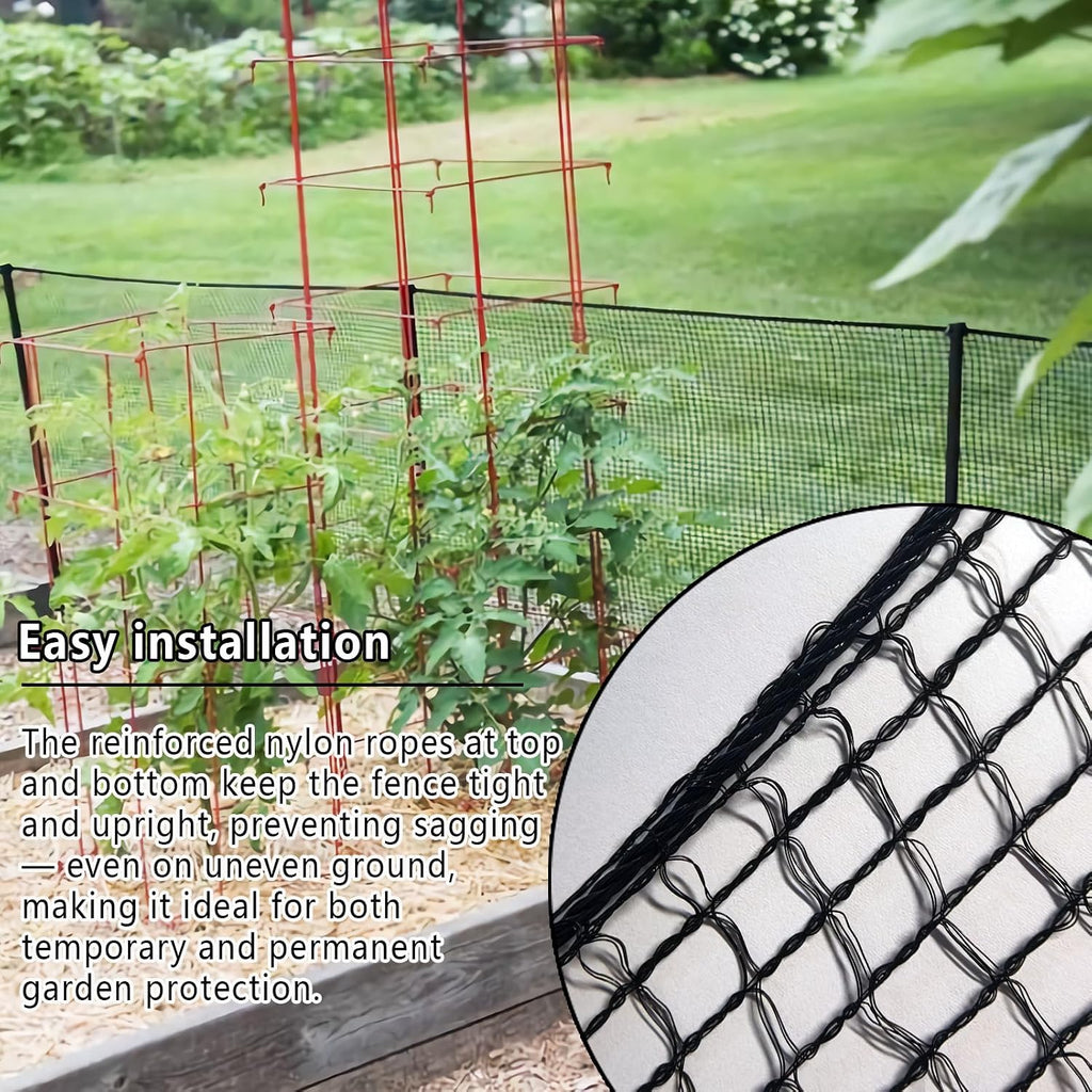 POYEE 10x30ft Bird Netting, 1/2-inch Square Mesh Garden Netting | Animal Barrier for Vegetables, Fruit Trees, Blueberry