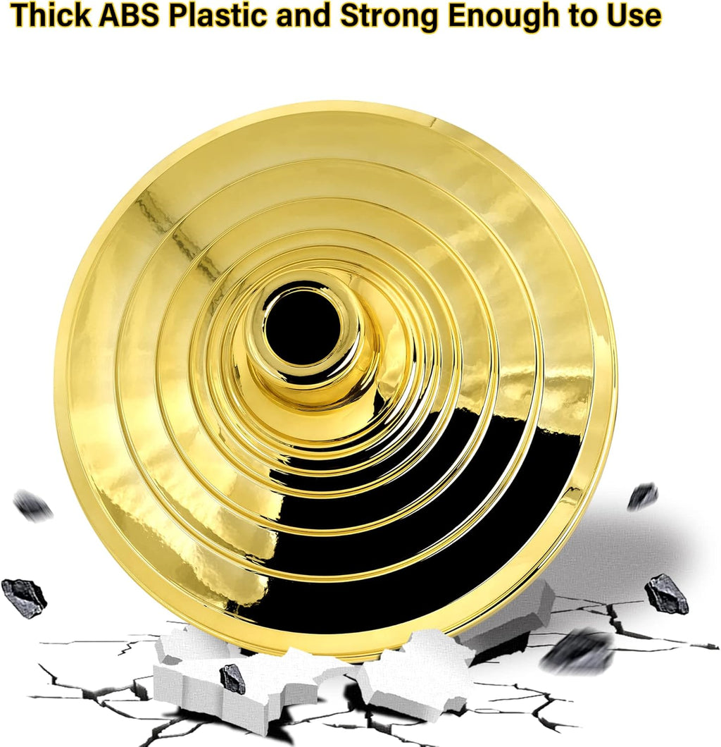 This Base Stand for Indoor Flagpole, Gold Interior Flag Holder Stands for Pole Compatible with 1.3 Inch,1.1 and 0.9