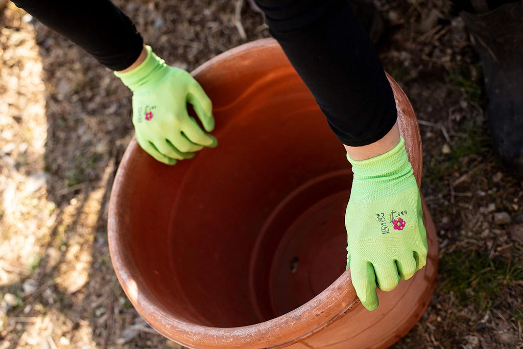 G & F Products 12 PAIRS Women Gardening Gloves with Micro Foam Coating - Garden Gloves Texture Grip - Women’s Work