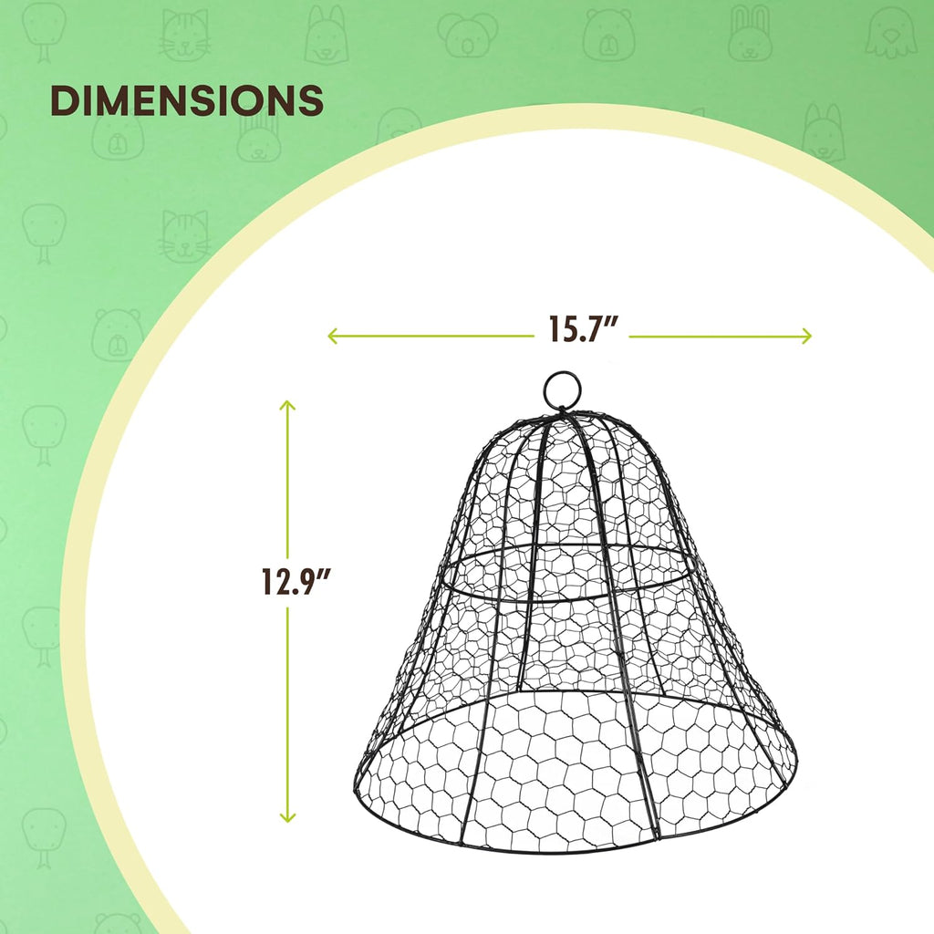 Homarden Garden Cloche Plant Protectors from Animals - Bell Screen Shape Plant Cage - Garden Protection from Animals