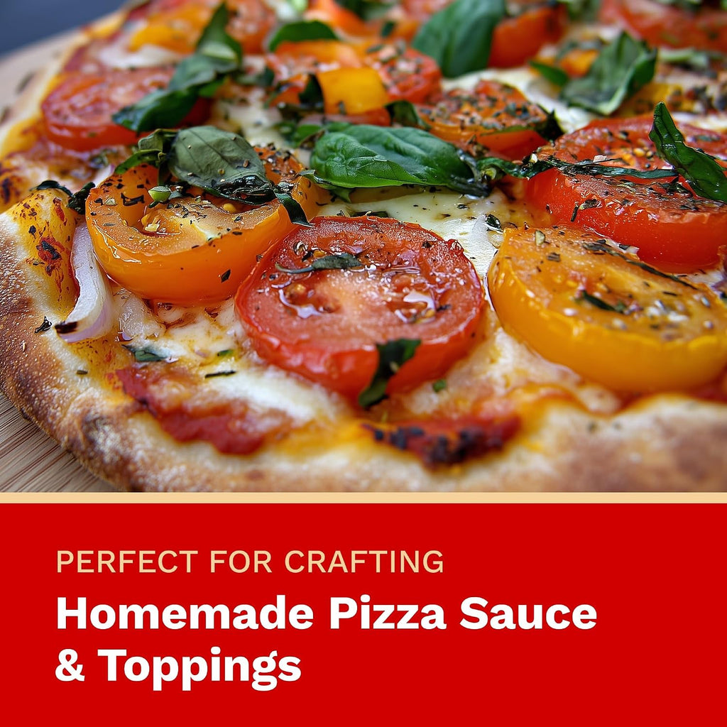 The Harvest Company Pizza Garden Seed Collection – Open-Pollinated Seeds for Indoor & Outdoor Gardening, Tomatoes