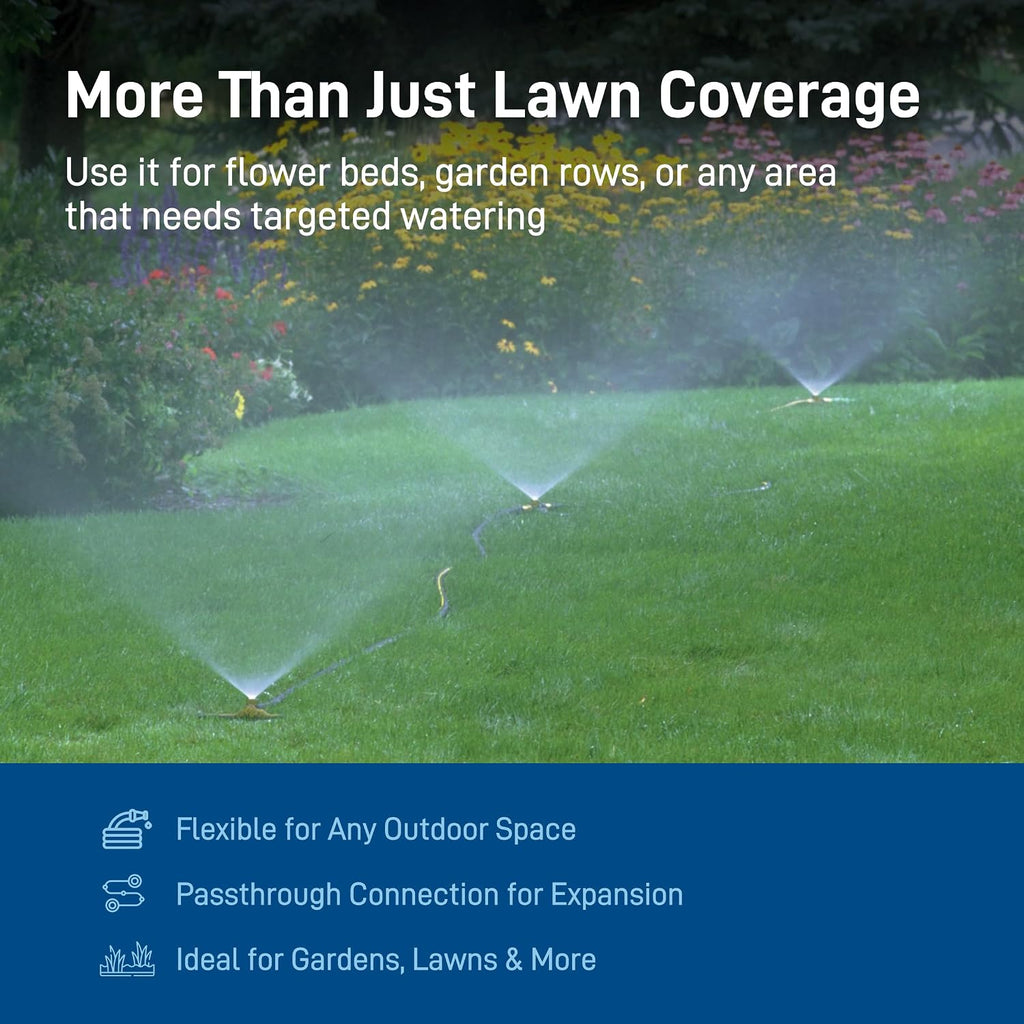 Orbit Port-A-Rain Above-Ground Sprinkler System, Green - 58092