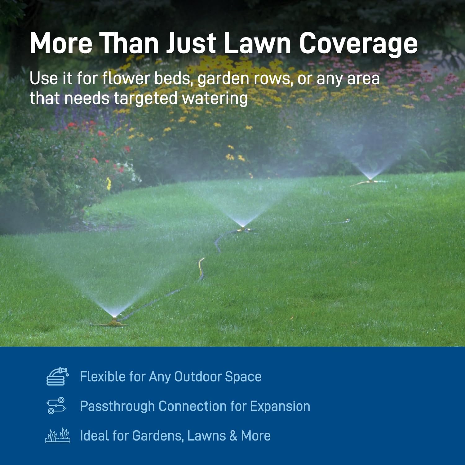 Orbit Port-A-Rain Above-Ground Sprinkler System, Green - 58092