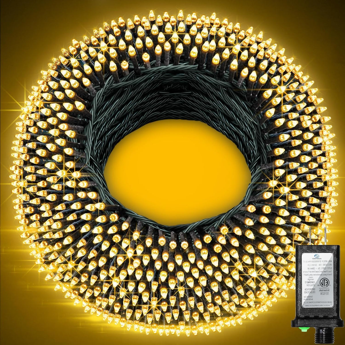 340 LED 90FT Christmas String Lights Outdoor, 12 Pro Modes with Timer