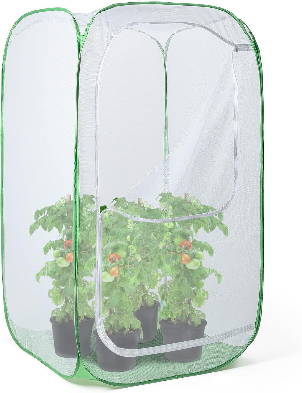 59" Outdoor Mesh Plant Enclosure, Mesh Plant Cover for Pests, Bird and Pest Protection Guard for Fruit, Vegetables