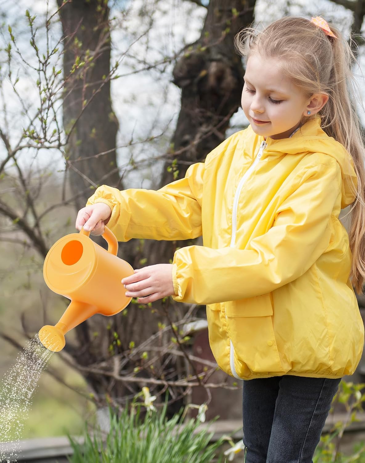 ROBUD Kid Gardening Set, Wooden Garden Tool for Kid, Garden Tool Kit with Tool Storage Bag, Apron, Gloves, Montessori