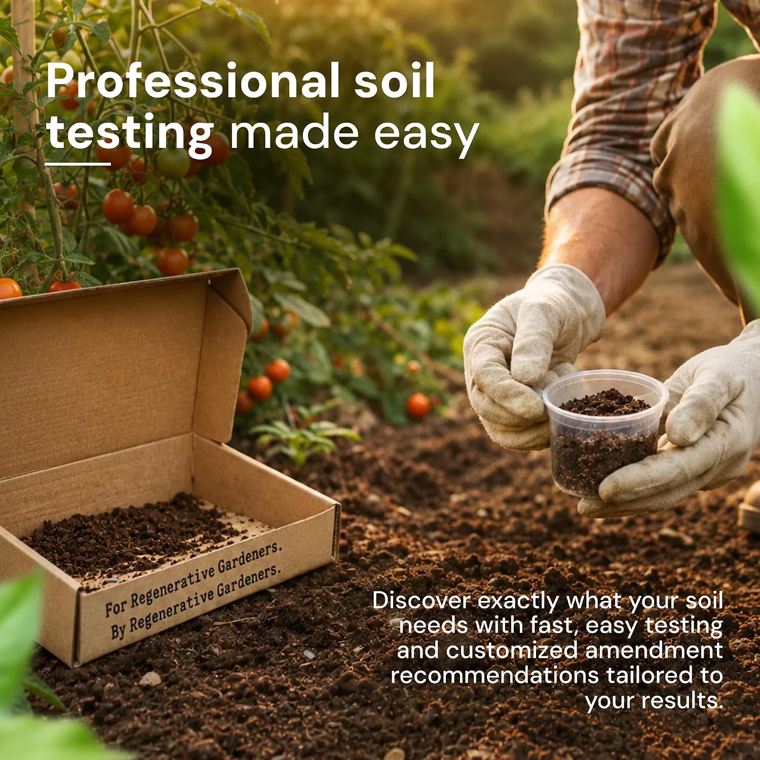 Soil Genie Test Kit Professional pH & Nutrient Testing | pH & Nutrient Testing Kit for Fruits, Vegetables & Flowers
