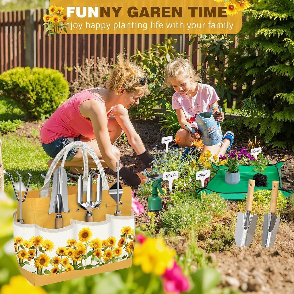 22Pcs Gardening Tools Set for Women Heavy Duty Garden Hand Tool Kit,Birthday Gifts for Mom Wife Grandma
