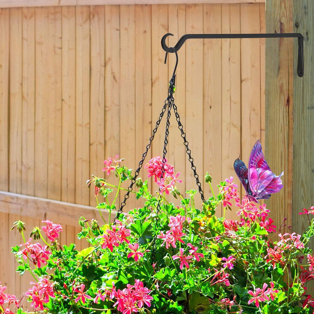 16inch 2 Pack Plant Hanger, Sturdy Hanging Plant Hangers Outdoor, Bird Feeder Hanger for Bird, Plant Hangers for