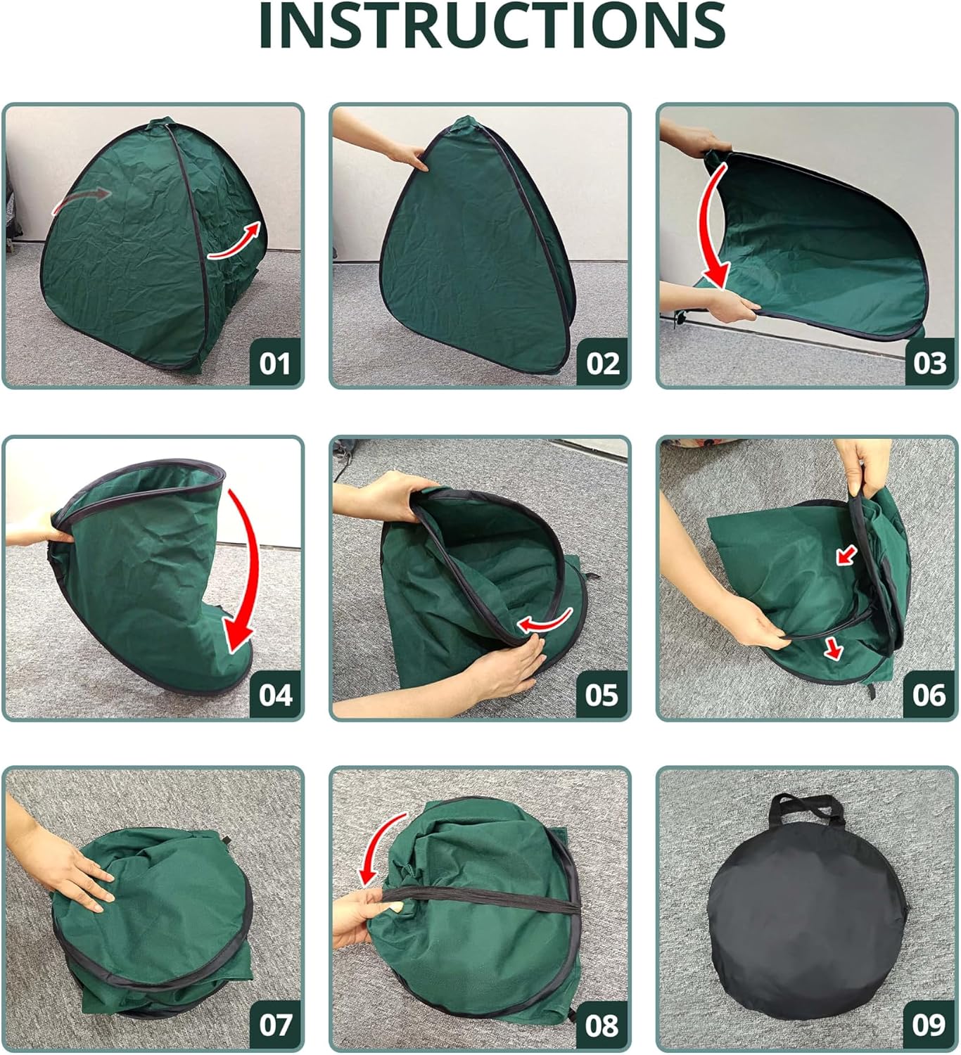 2 Pcs Pop Up Shrub Covers Frost Protection Tent, 22" x 22" x 22" Winter Plant Cover Freeze Protection, Warm Garden