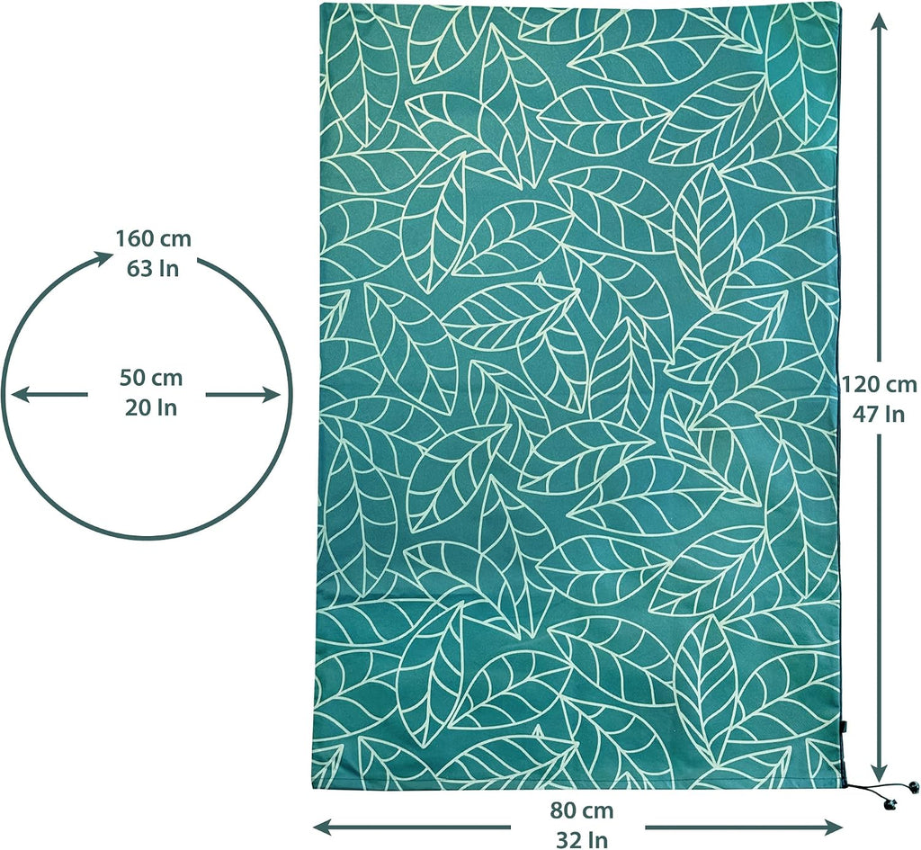 Plant Covers Freeze Protection 32"x47" | 2-Pack Winter Frost Blankets | Green Garden Cover Bags for Outdoor Plants