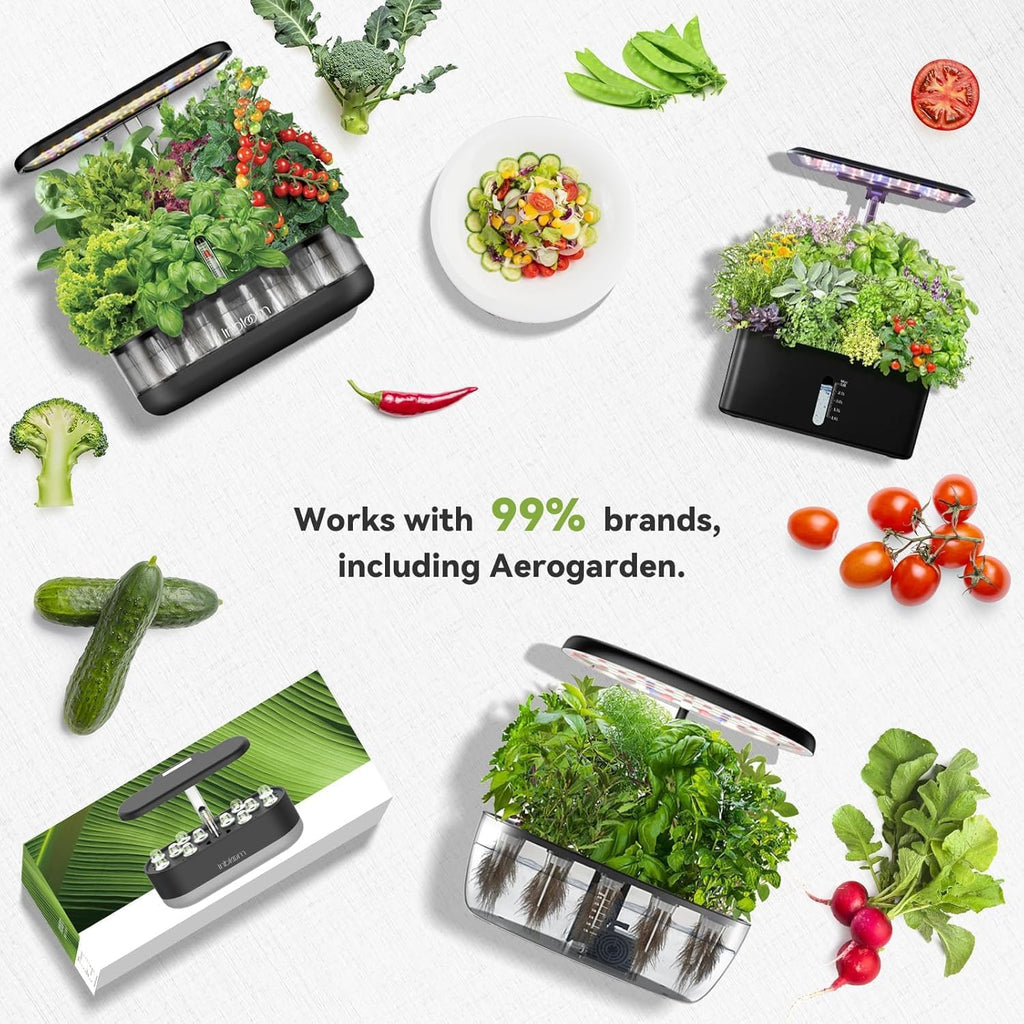 Salad Greens Seed Pod Kit for AeroGarden Hydroponics Growing System, 50 Pods Indoor Home Garden with American
