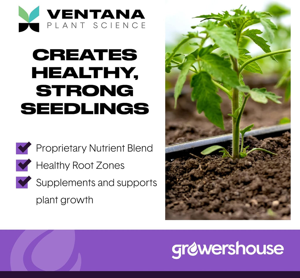 VPS OrganiPlug Hydroponic Seed Starter Plugs, 100 Pack, Rapid Root Planting Pods for Seedling, Clone, Cutting, Promotes