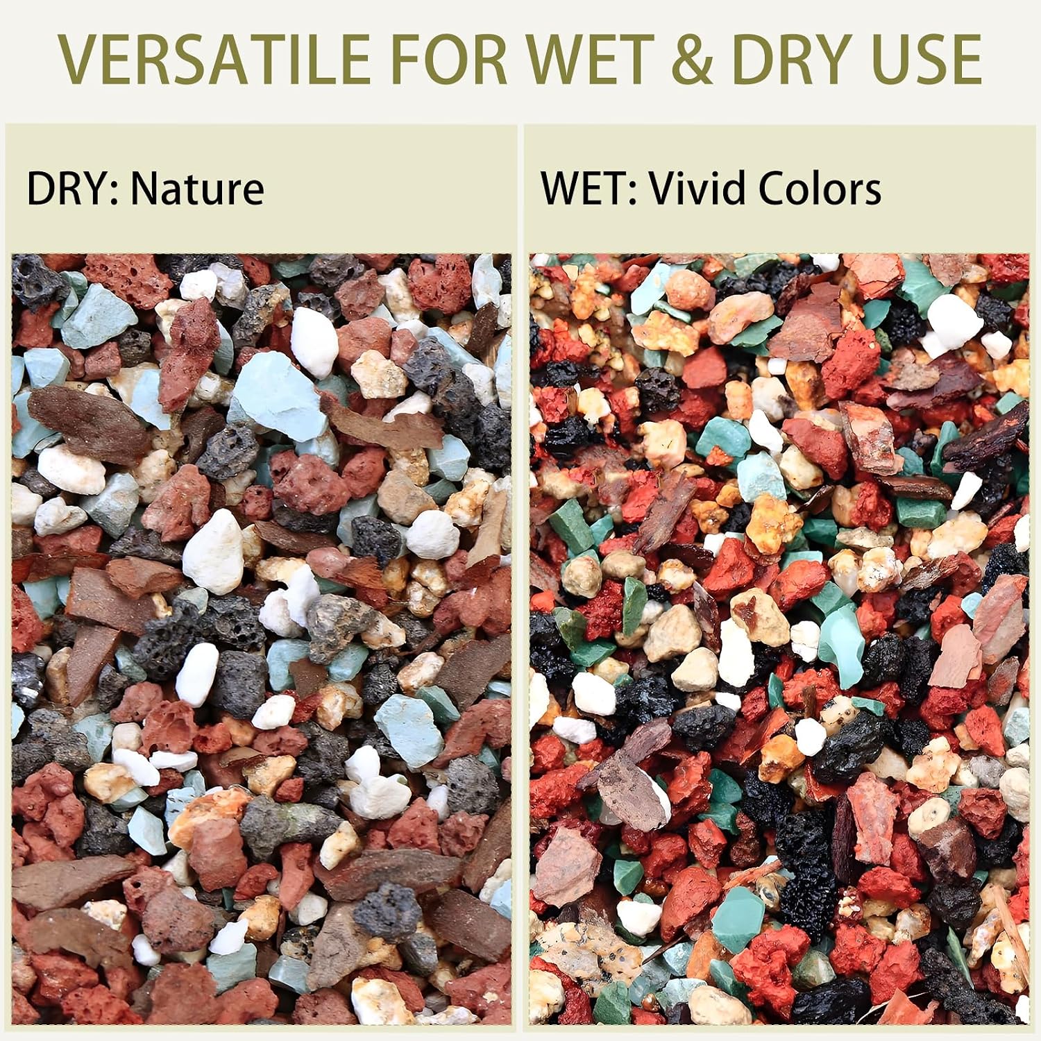 12lb Mix Lava Rocks Pebbles for Plant, Pumice Potting Soil Mix Decorative Top Dressing Landscaping Gritty Rock for