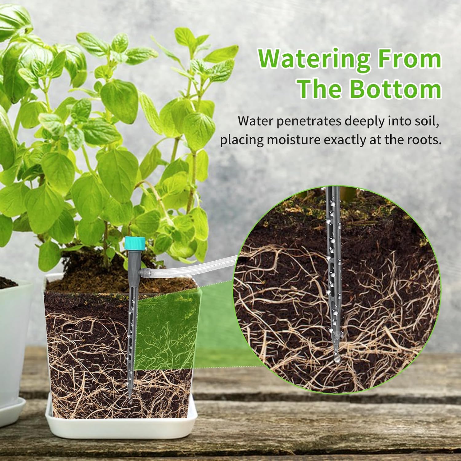 Automatic drip Irrigation System，DIY Indoor Plant Watering System,Self-Priming Pump, programmable Timer, Indoor Pot