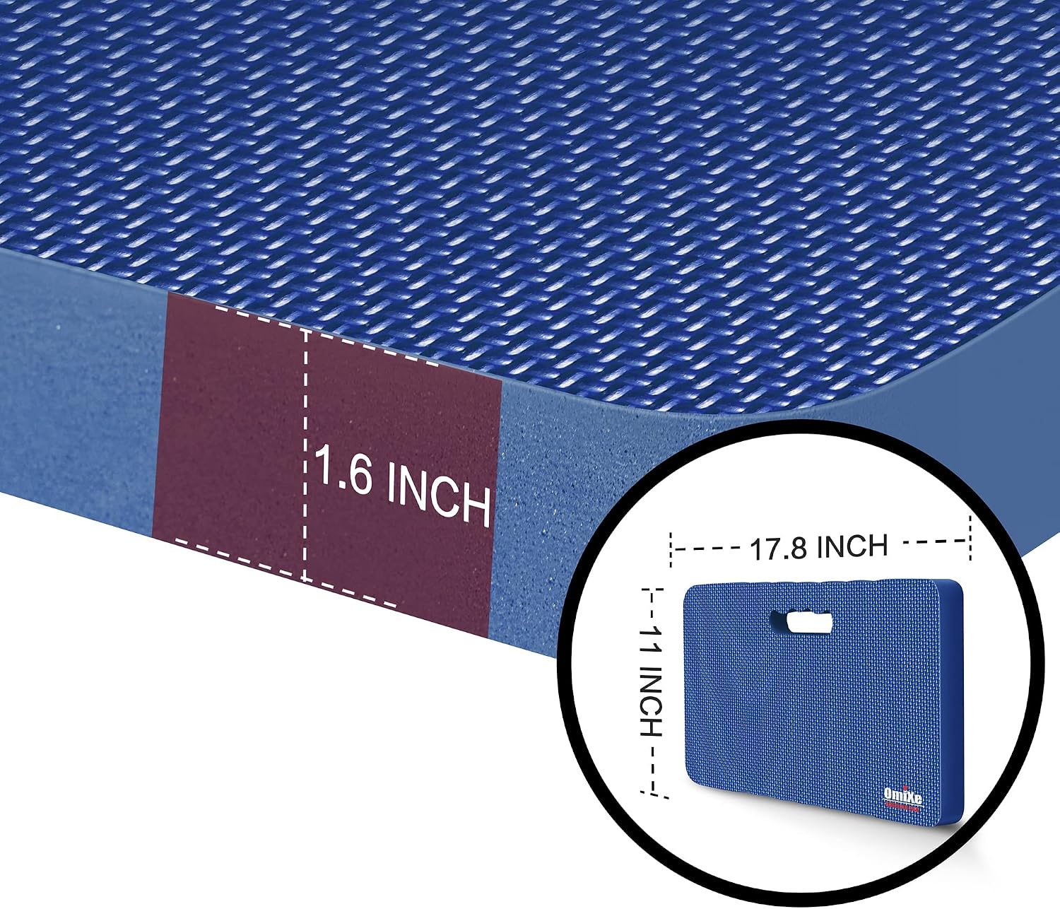 Comfy Extra Large Thick Waterproof Gardening Kneeling Pad Foam Kneeler Mat Garden Knee Pad Cushion for Gardening