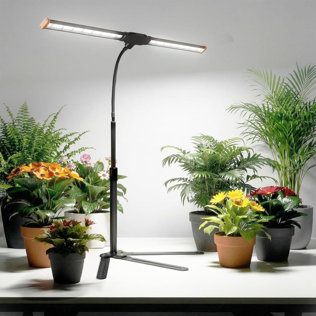 Grow Light for Indoor Plants,6000K White Sun Spectrum Growing Light Lamp | Desk Light with Red Blue LED for Pot