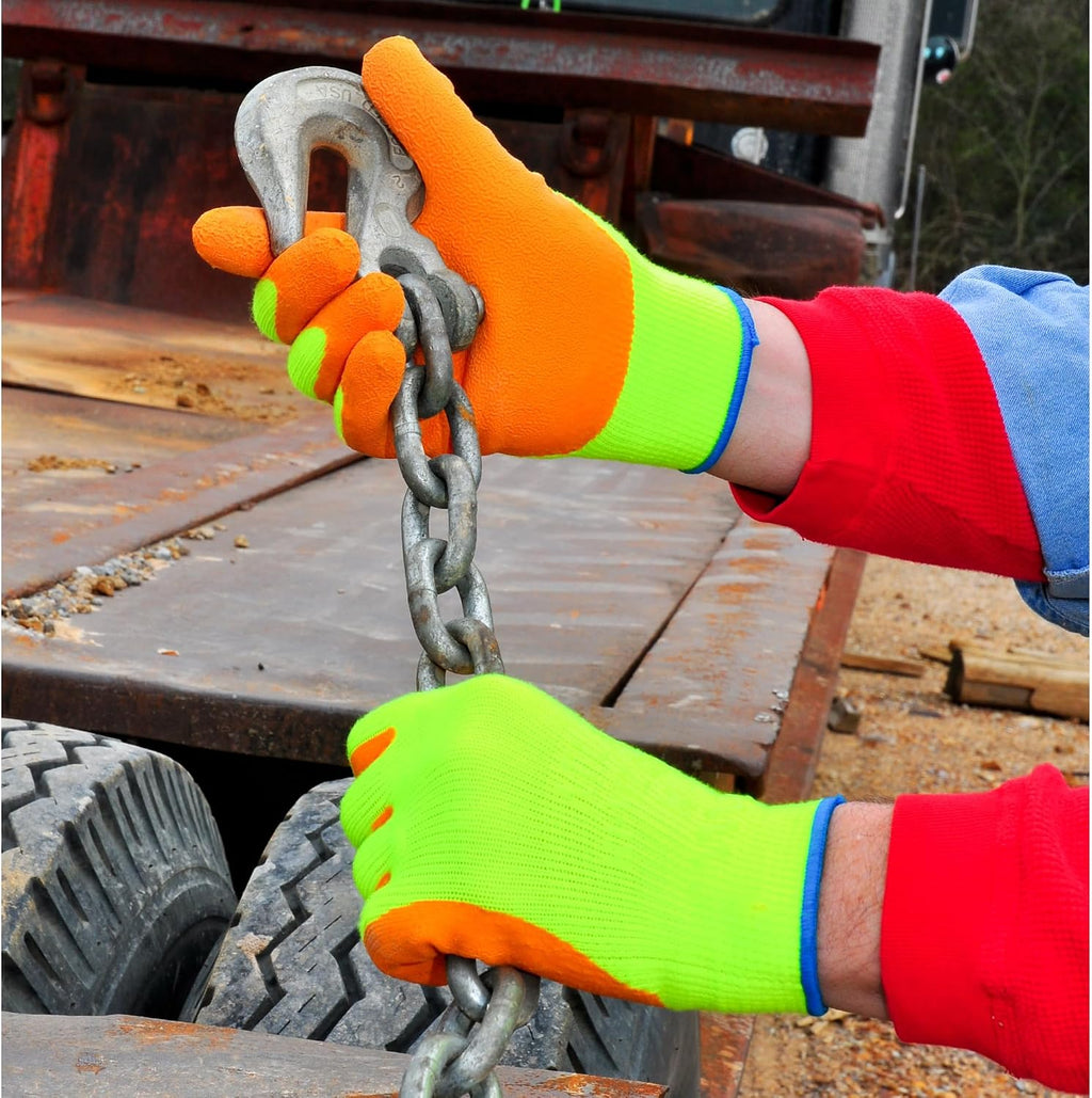 SHOWA Atlas 300 Original 1994 Crinkle Grip Work Gloves,for Construction, Landscaping, Gardening, & Masonry