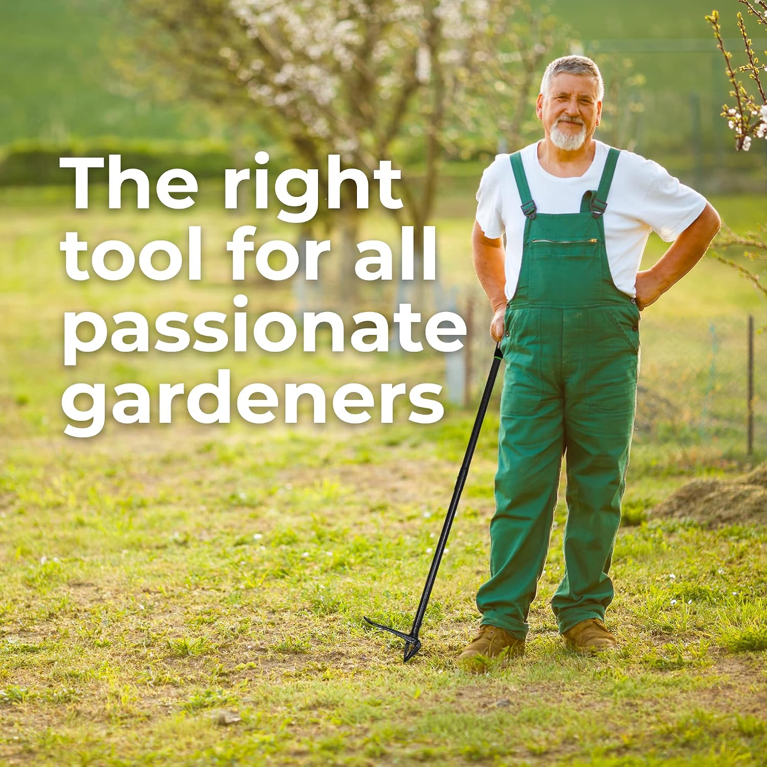 Yard Butler Rocket Weeder - Standing Weed Puller Tool, Solution to Weeding Woes, Stand Up Dandelion Puller & Weeder