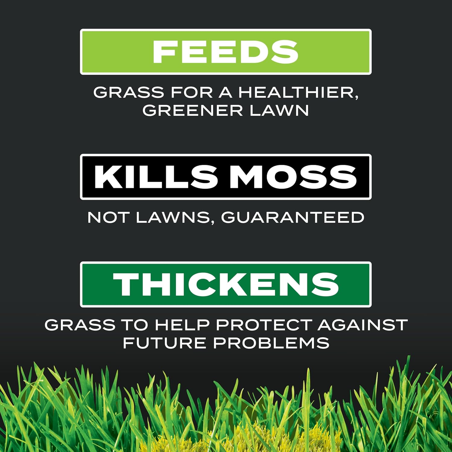 Scotts Turf Builder Triple Action for Moss Control, 20 lbs. | Moss Killer and Lawn Fertilizer, Covers Up to 4,000 sq.
