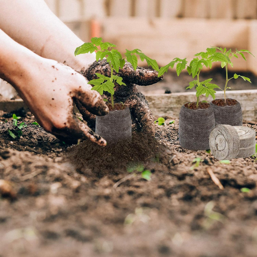 Peat Pellets for Seed Starting, 200 Pcs 30mm Seed Starter Soil Pods | Easy Transplant & High Expansion, Ideal Seedling