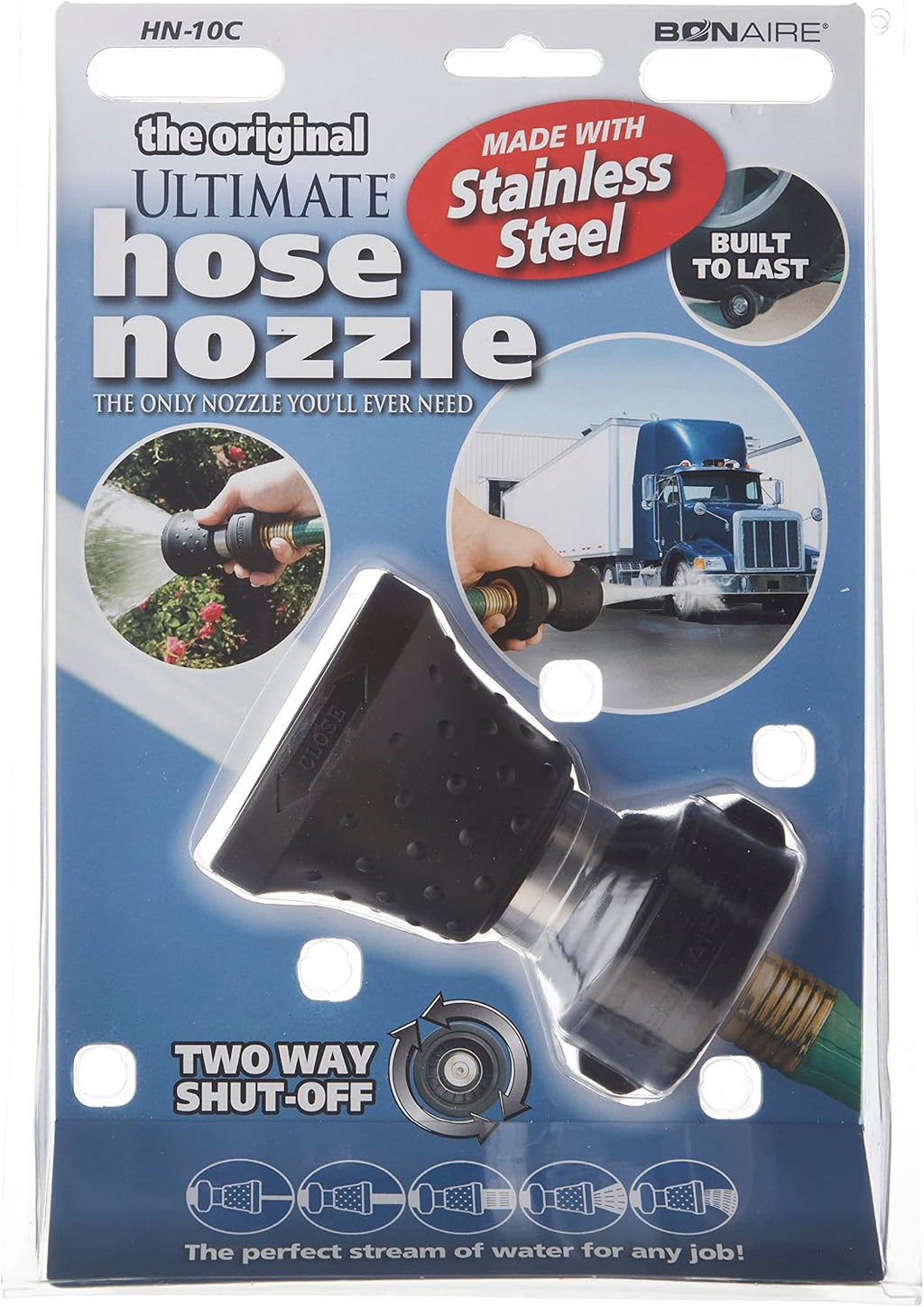 Bon-Aire HN-10C Original Ultimate Hose Nozzle (Stainless Steel)
