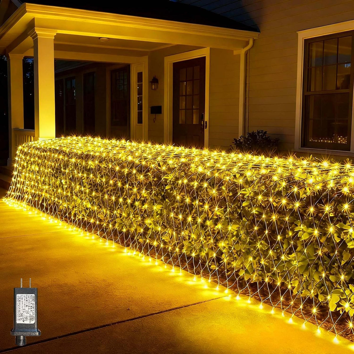 LitHome 21FT x 5FT Christmas Net Lights Outdoor Mesh Lights Connectable