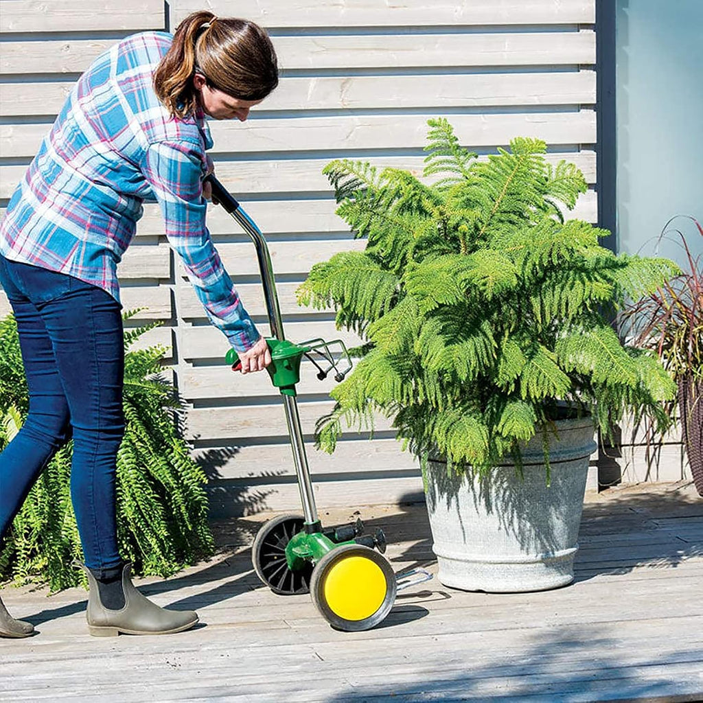 Heavy Duty Plant Dolly Caddy - Pot Mover for Garden w/ 165 lb Capacity, Flat-Free Wheels & Suction Cups | Adjustable