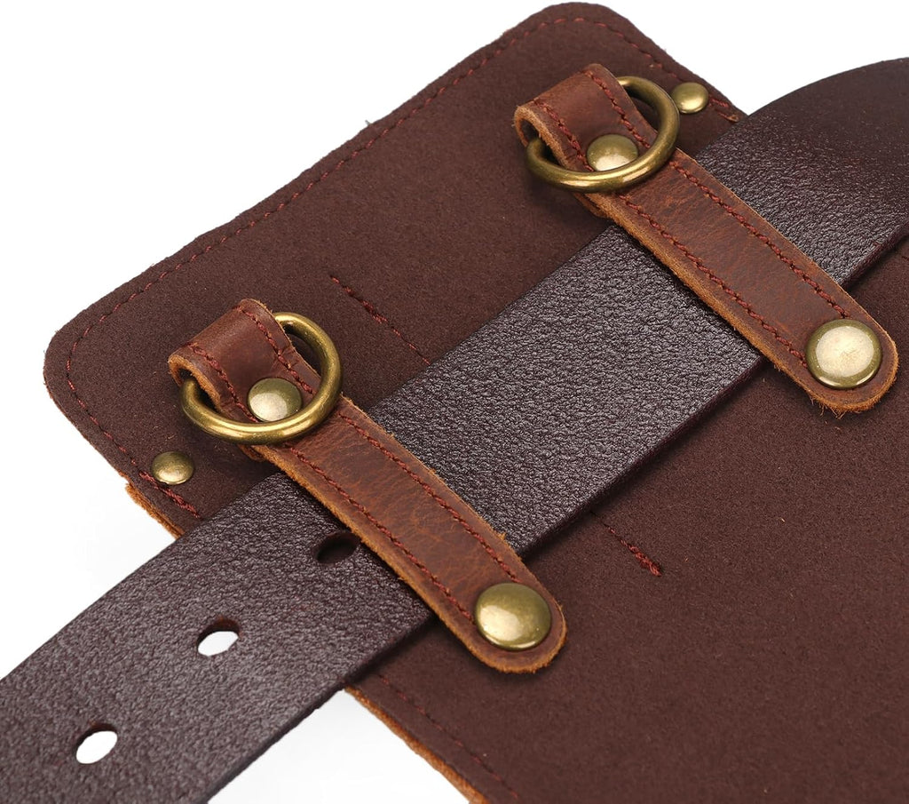 Tourbon Leather Florist Tool Waist Pouch Belt Garden Shoulder Crossbody Tools Bag Gardening Pruning Shears Holder