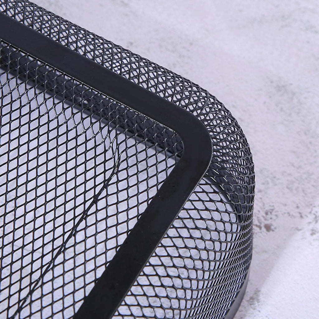 AJIODA Metal Mesh Steel Basket, Storage Organizer Basket Garden Harvest Basket Multi-functional Kitchen Fruit Baskets