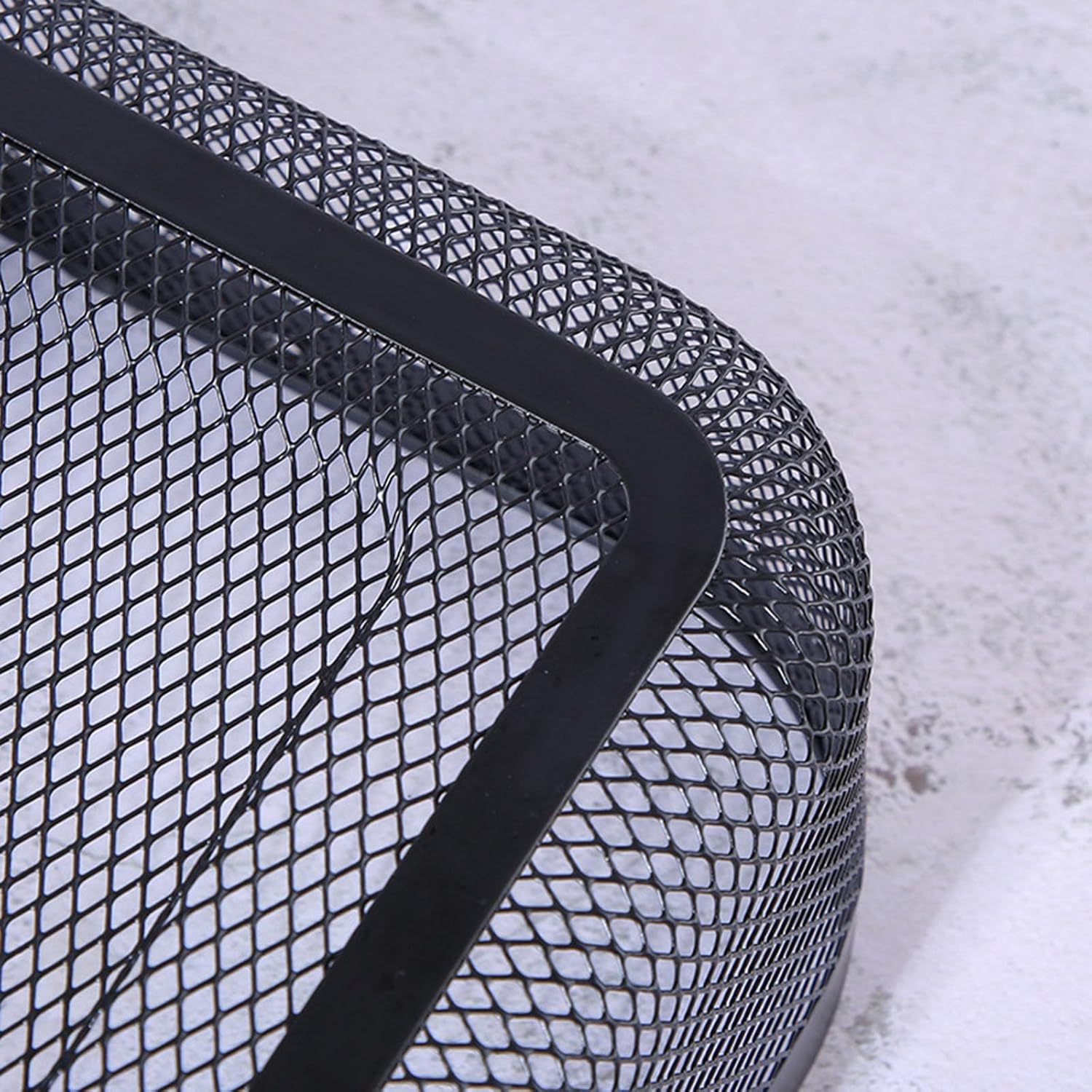 AJIODA Metal Mesh Steel Basket, Storage Organizer Basket Garden Harvest Basket Multi-functional Kitchen Fruit Baskets