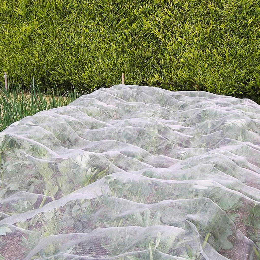 Garden Pest Netting, 10x50Ft Insect Barrier Plant Covers Net | Ultra Fine Mesh Protection Netting for Vegetable Fruits