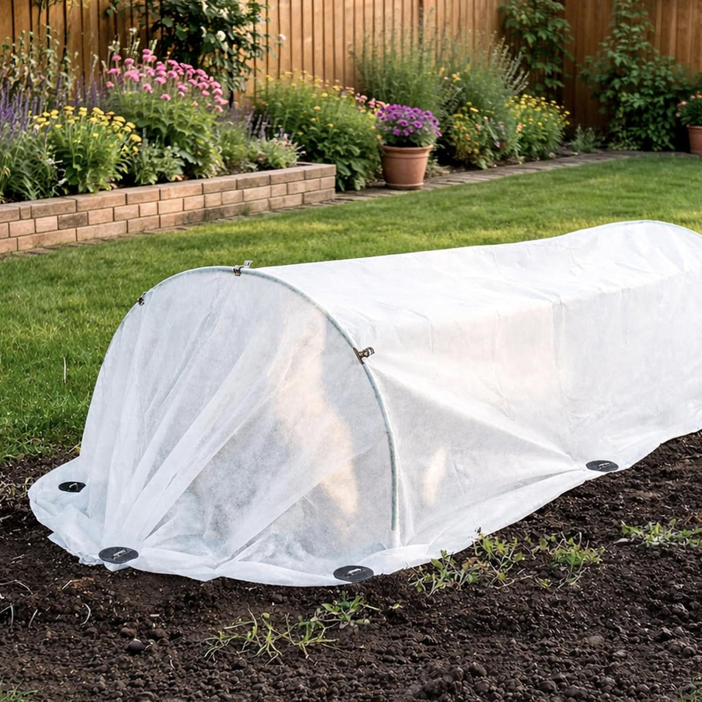 Garden Hoops Kit for Raised Beds, Plant Cover Support Hoops | Row Cover Hoops for Garden Netting, Frost Cloth, DIY