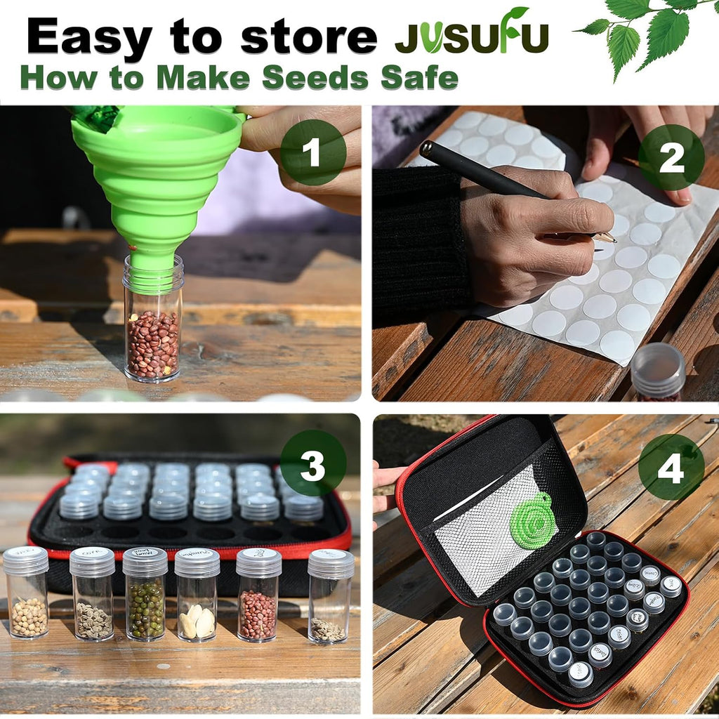 Seed Organizer Storage Box | 60 Slots Seed Organizer For Categorizing And Storing Seed (seed not included)