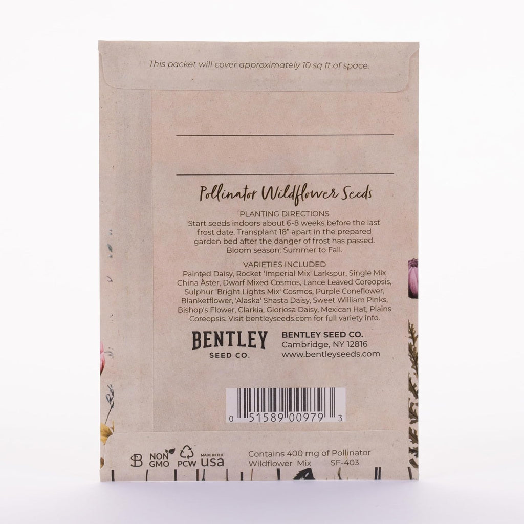 He Makes Everything Beautiful - Pollinator Wildflower Mix Seed Packets - 25 Seed Packs - Perfect Eco-Friendly Gift for