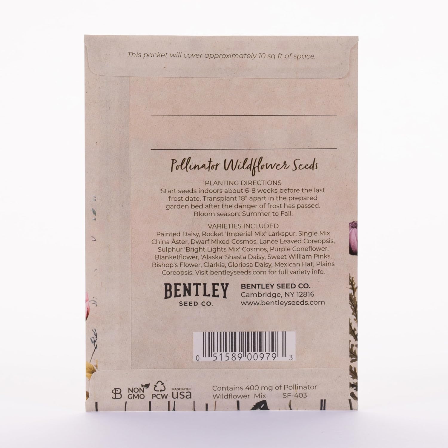 He Makes Everything Beautiful - Pollinator Wildflower Mix Seed Packets - 25 Seed Packs - Perfect Eco-Friendly Gift for