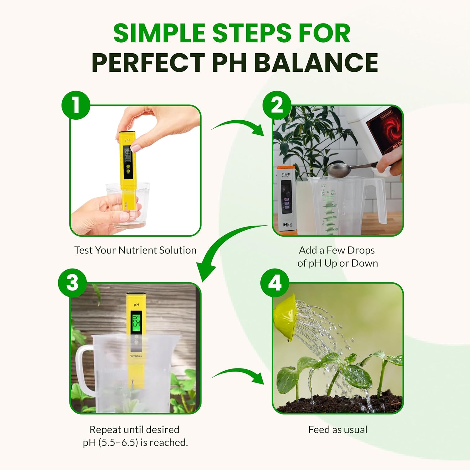 Humboldts Secret pH Up and pH Down Control Kit | Liquid Nutrient Solution Balancer for Plants | for Soil, Hydroponic