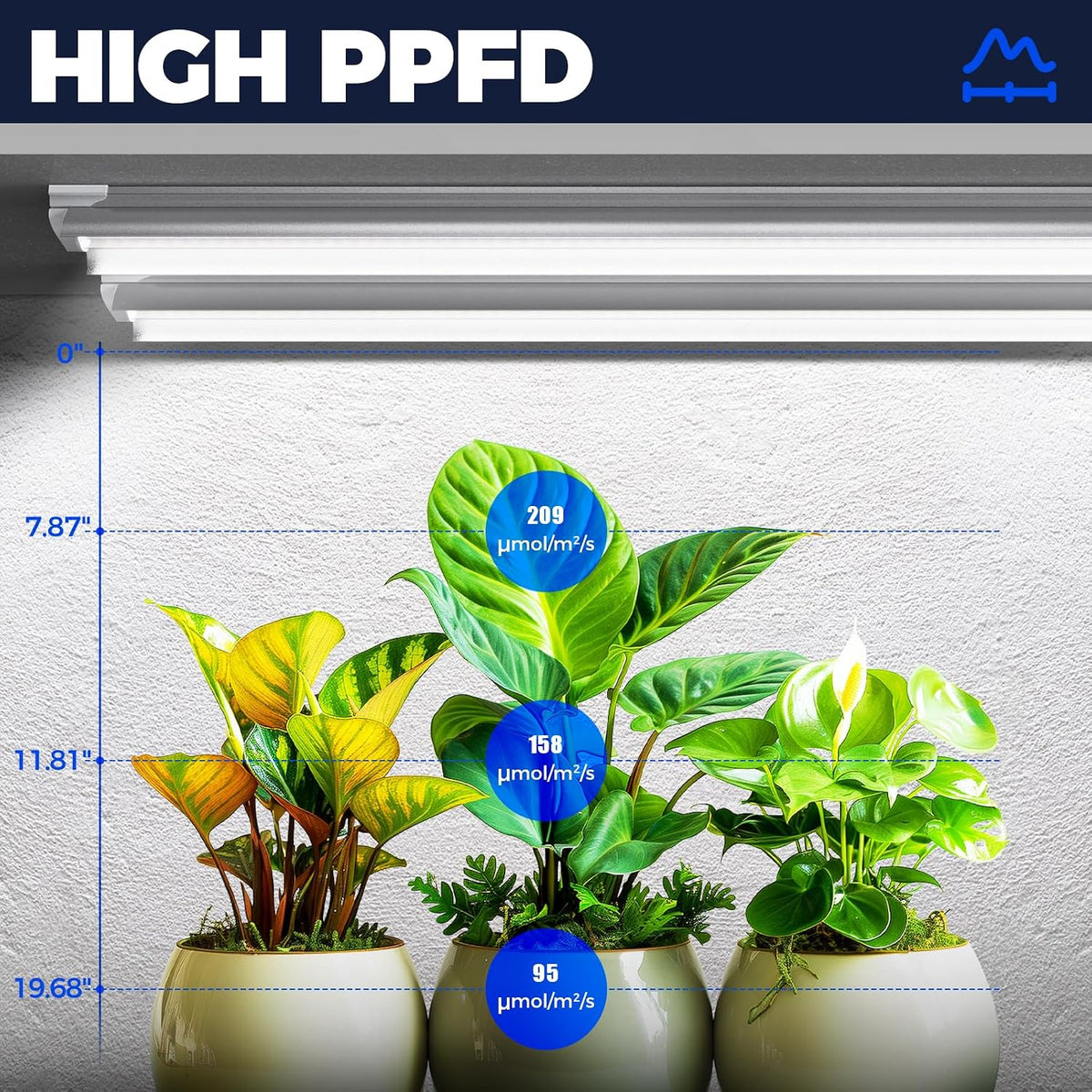 Barrina Plant Grow Lights, 4FT 5000K Full Spectrum Daylight White, 6 Packs | 252W(6 x 42W, 1400W Equivalent), T8 LED