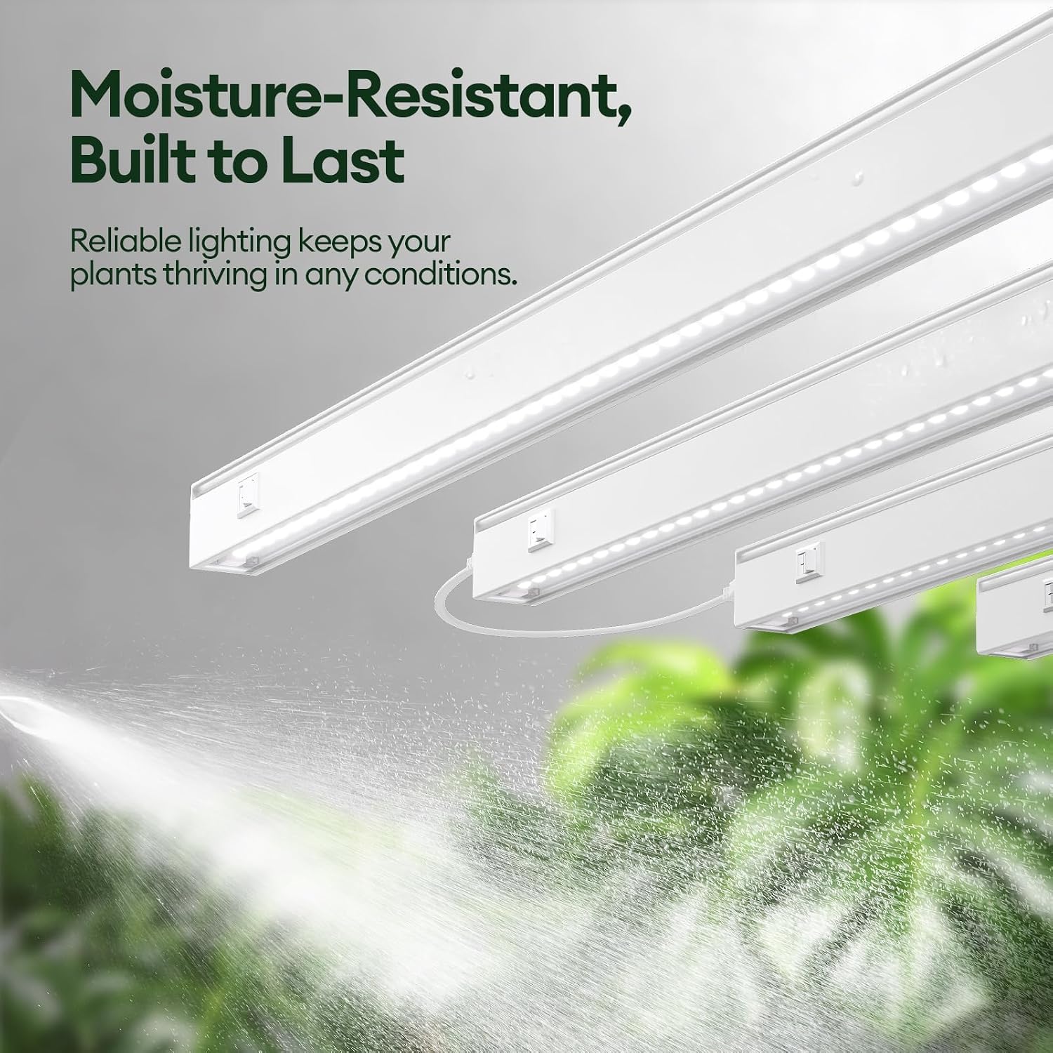 T5 Grow Lights for Indoor Plants 2FT, Sun-Like Full Spectrum 5000K Grow Light, 60W(4 x 15W), Grow Light Strips for Seed