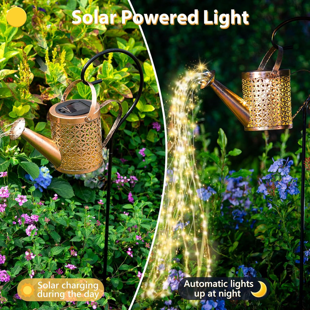 SRNPMIU Solar Watering Can Light - Solar Light Yard Decorations Outdoor | Garden Decor Lights for Yard, IP65 Waterproof