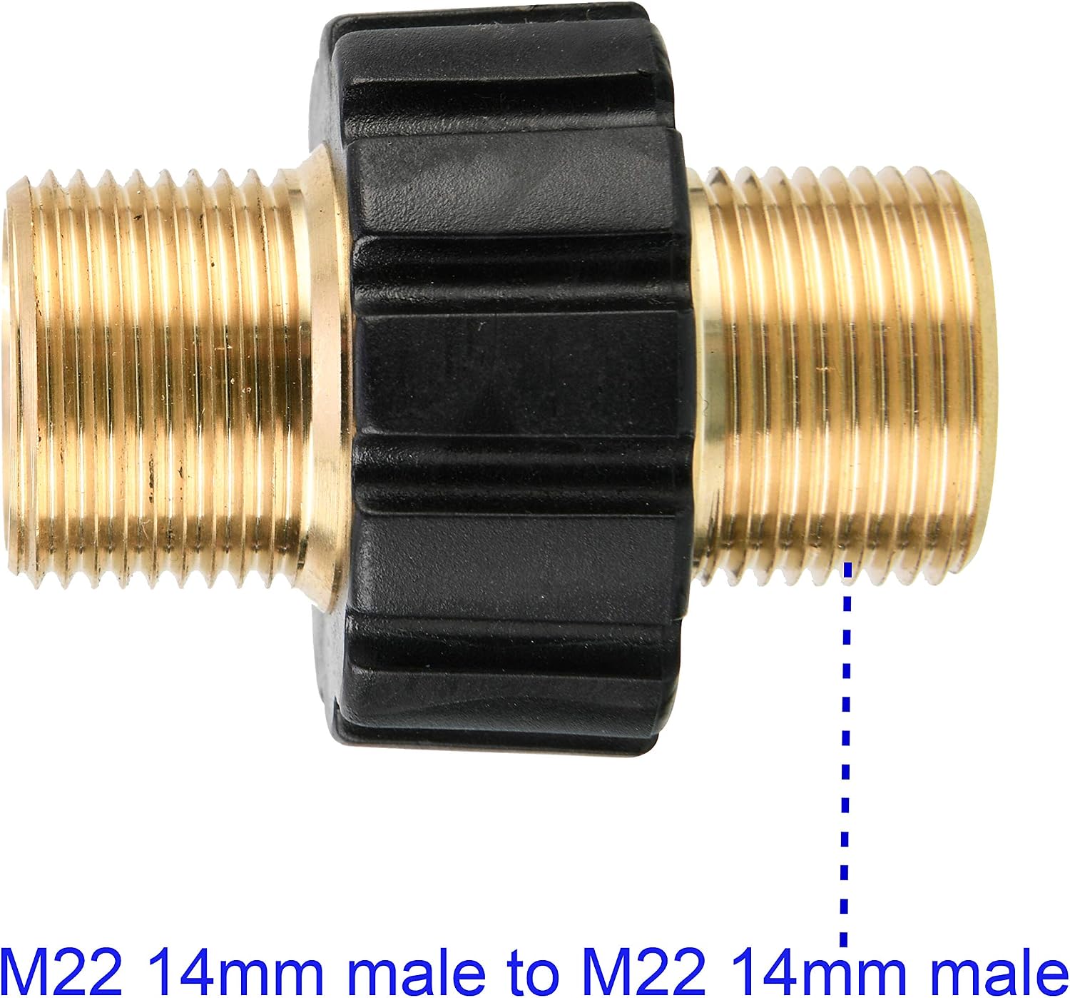 Tool Daily Pressure Washer Adapter Set, Quick Connect Kit, 9 Pack | M22 14mm to 3/8 Inch Quick Connect, 3/4 Inch to