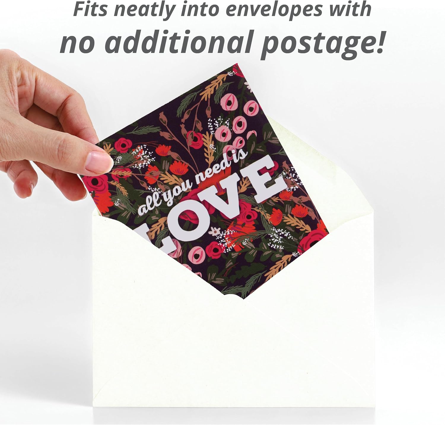 All You Need is Love Bouquet 25 Wildflower Packets for Planting, Perfect Valentines Gift, Garden Seeds to Grow Live