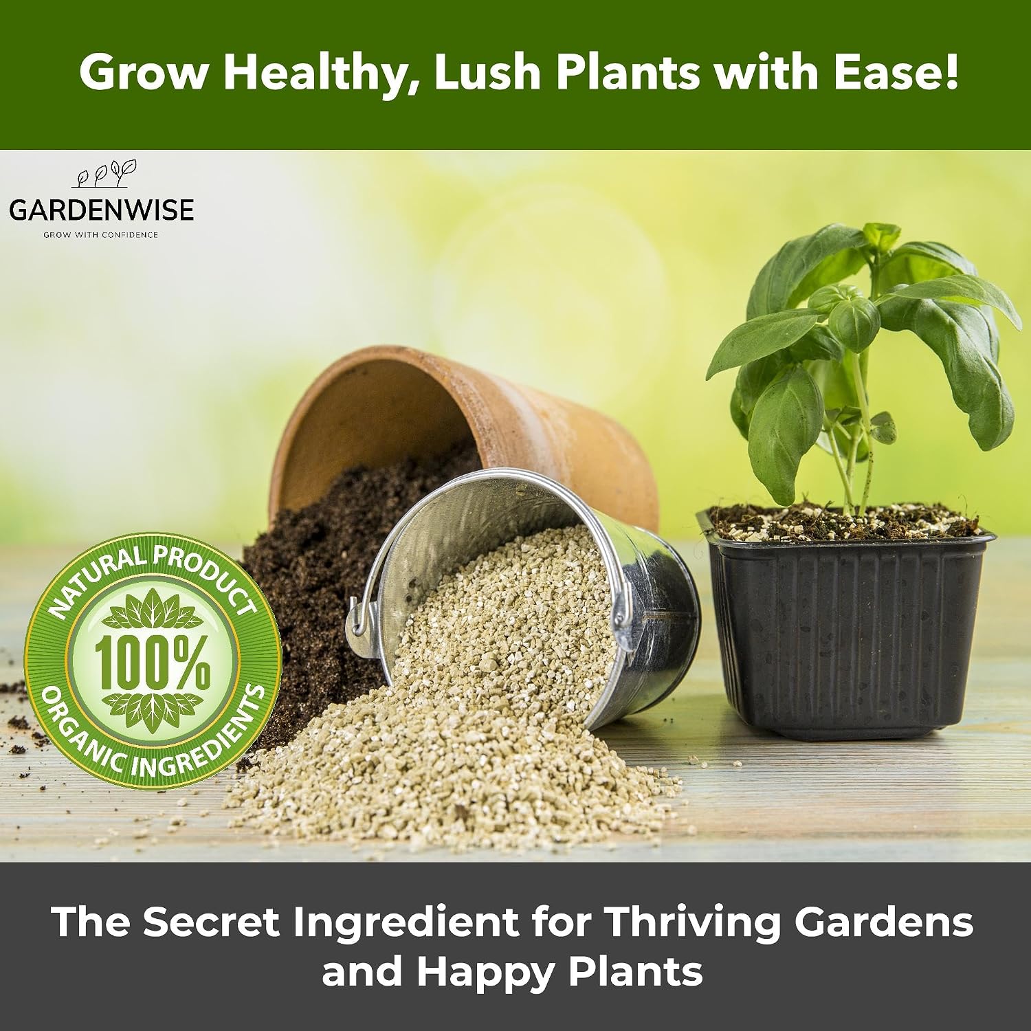 Organic Superfine Vermiculite for Indoor Gardening Plants and Mushrooms – Enhances Soil Aeration, Seed Germination