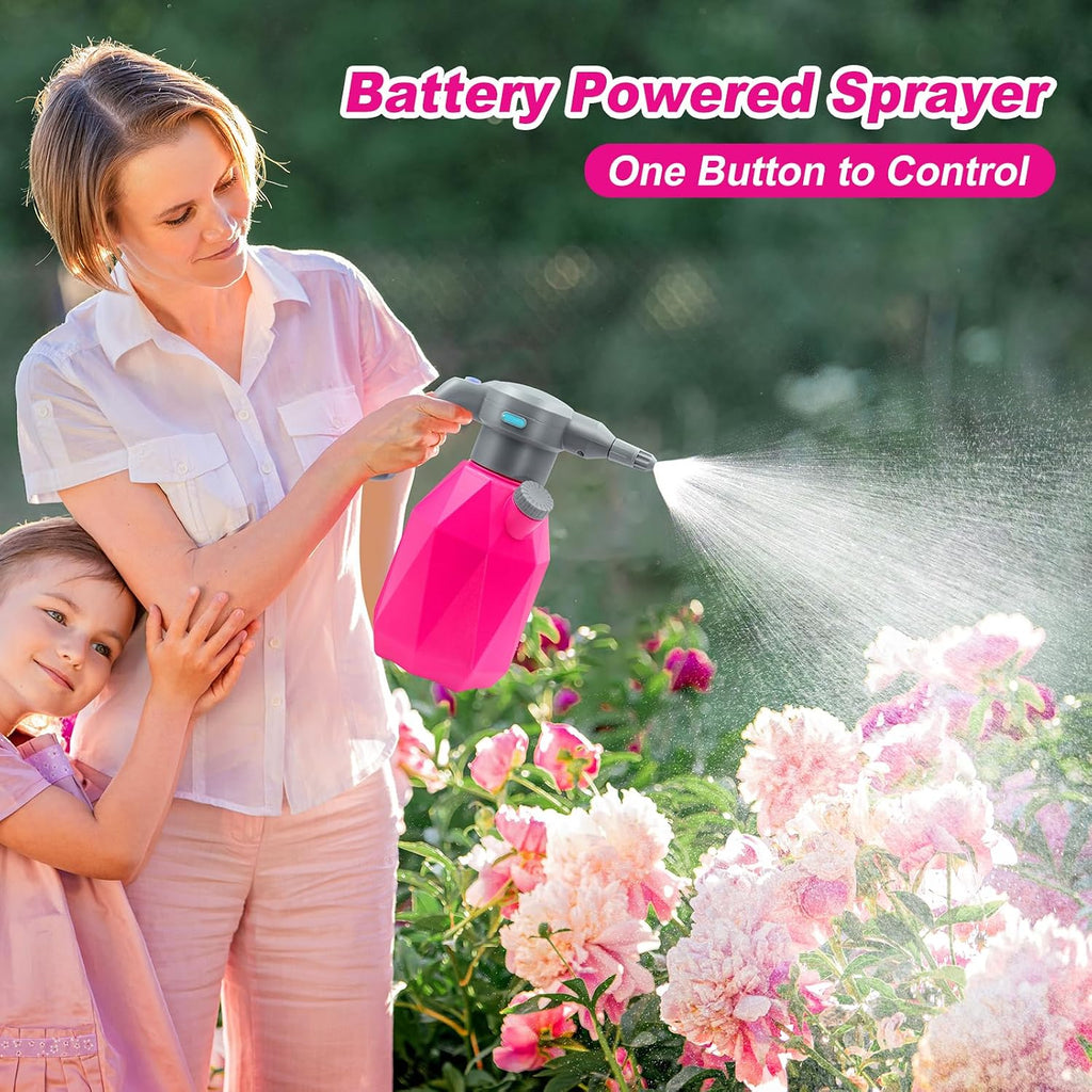 SideKing 0.5 Gallon Electric Spray Bottle Plant Mister for Indoor/Outdoor Plants, 2L Automatic Watering Can